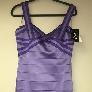 ⛔️ Last Chance NWT Jax Lilac and Purple Satin Dress
